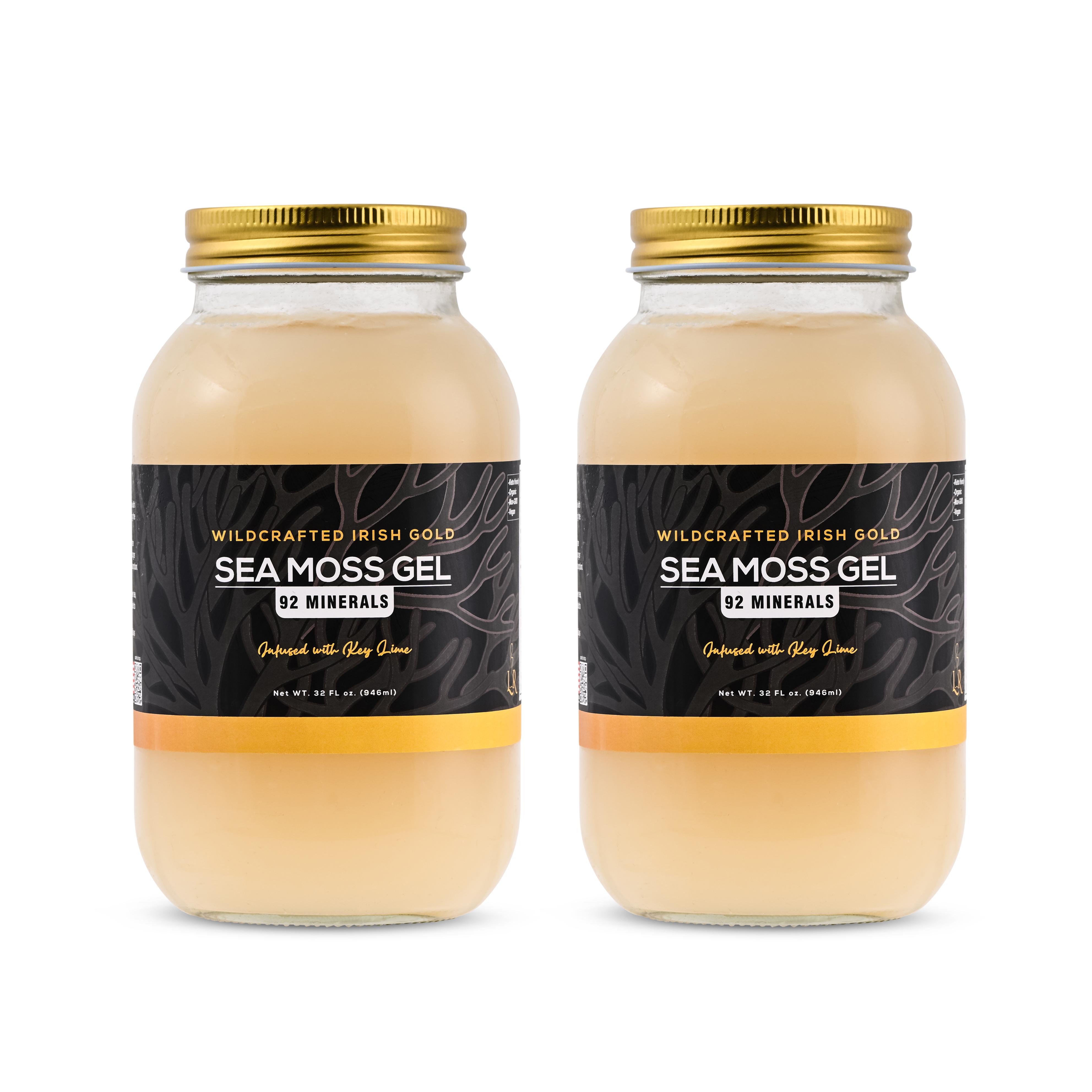 Irish Sea Moss Gel | Made in USA | Rich in Vitamins & Minerals | Sea Moss Gel Raw | Nutritional Supplement Healthcare Dietary