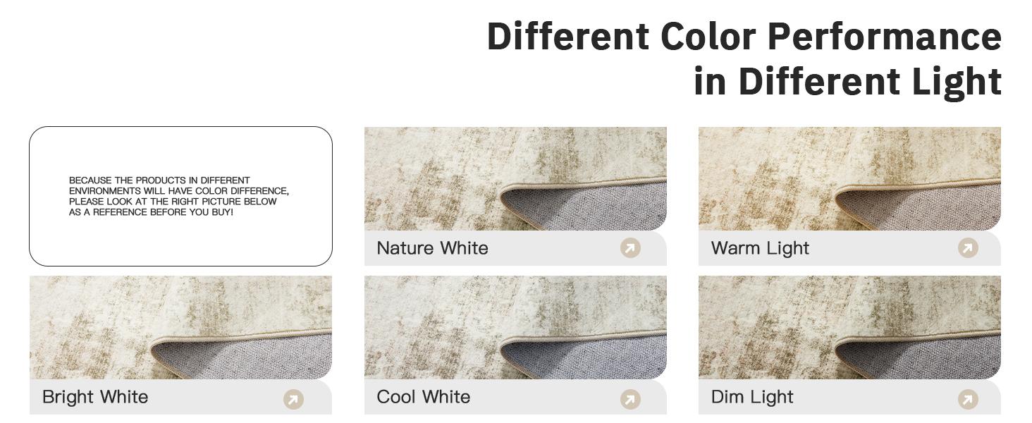 ComiComi Abstract Modern Neutral Beige Area Rug, Soft & Cozy Large Thin Machine Washable Rug, Non-Slip Backing, Water & Stain Resistant Carpet for Living Room, Bedroom, Kids & Pets, Indoor Rug for Home Decor, Apartment, Home Office