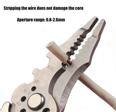 21 in 1 Multifunctional Wire Stripper Pliers,  Cable Cutter & Stripping Tool, Non‑Slip Handle Electrician Wiring Tools for Home & Industrial Use