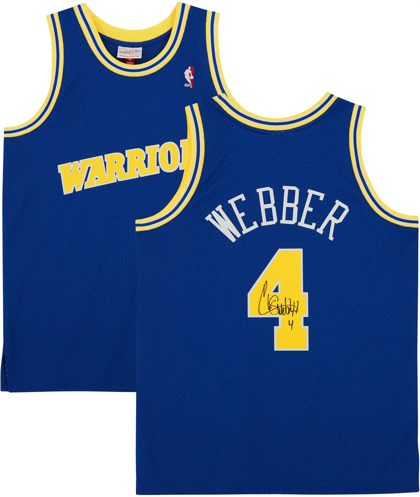 Chris Webber Golden State Warriors Autographed Royal Blue 1993-1994 Mitchell & Ness Swingman Jersey - Fanatics Authentic Certified