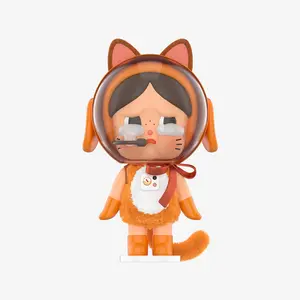 (Iris0277)CRYBABY Space Cat Figurine-Orange
