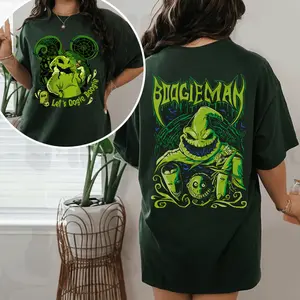 Oogie Boogie Halloween 2 Sides Shirt, The Nightmare Before Christmas Sweatshirt, Boogie Man Shirt, Vintage Halloween T-Shirt, Halloween Movies Tee, Xmas Gift Cotton Crewneck