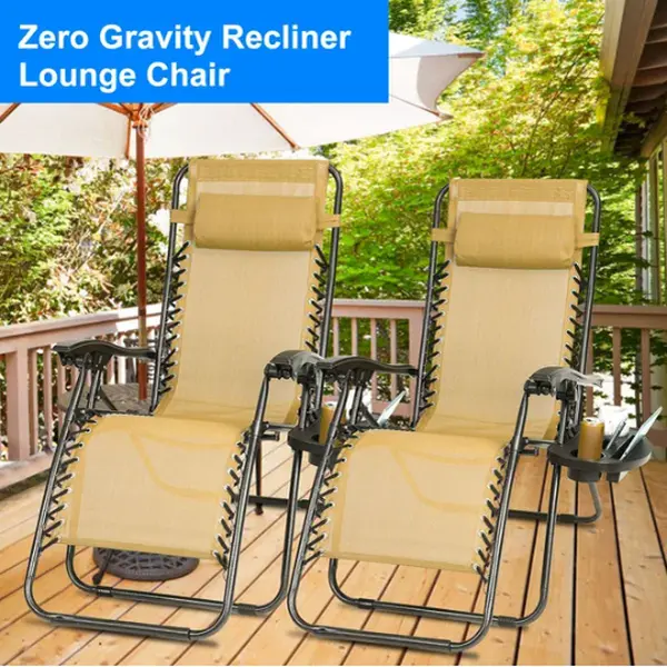 2Packs Zero Gravity Lounge,With Dual Side Tray 330lbs, Load Foldable Recliner Chair # Fyp. # viral # foryou # tiktokmademebuyit. # makeup # foodtok # homegoods # trendingvideo. # obsessed. # economy