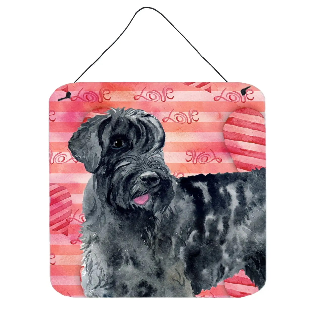 Giant Schnauzer Themed Aluminium Artwork Wall Hanging Decor, Room Decor for Home Wall or Door Display