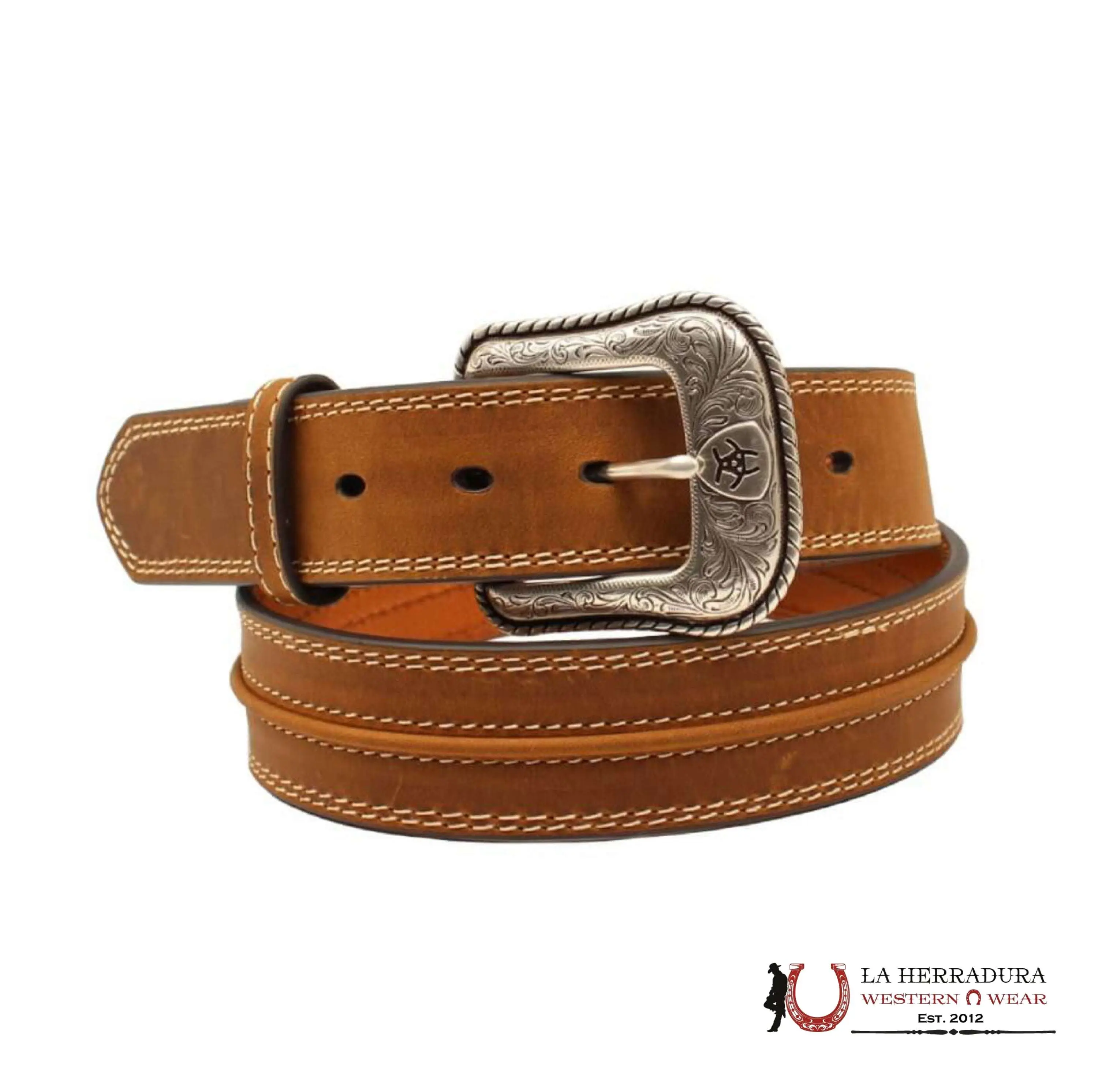 Ariat Mens TAN LEATHER Belt - A1019408 Ariat Mens TAN LEATHER Belt - A1019408