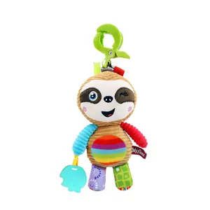 Baby Rattle Toys Animal Hand Bells Mechanical Octave piano Baby Music Rattle for Kid Bed and Stroller Elephant lion cow cat