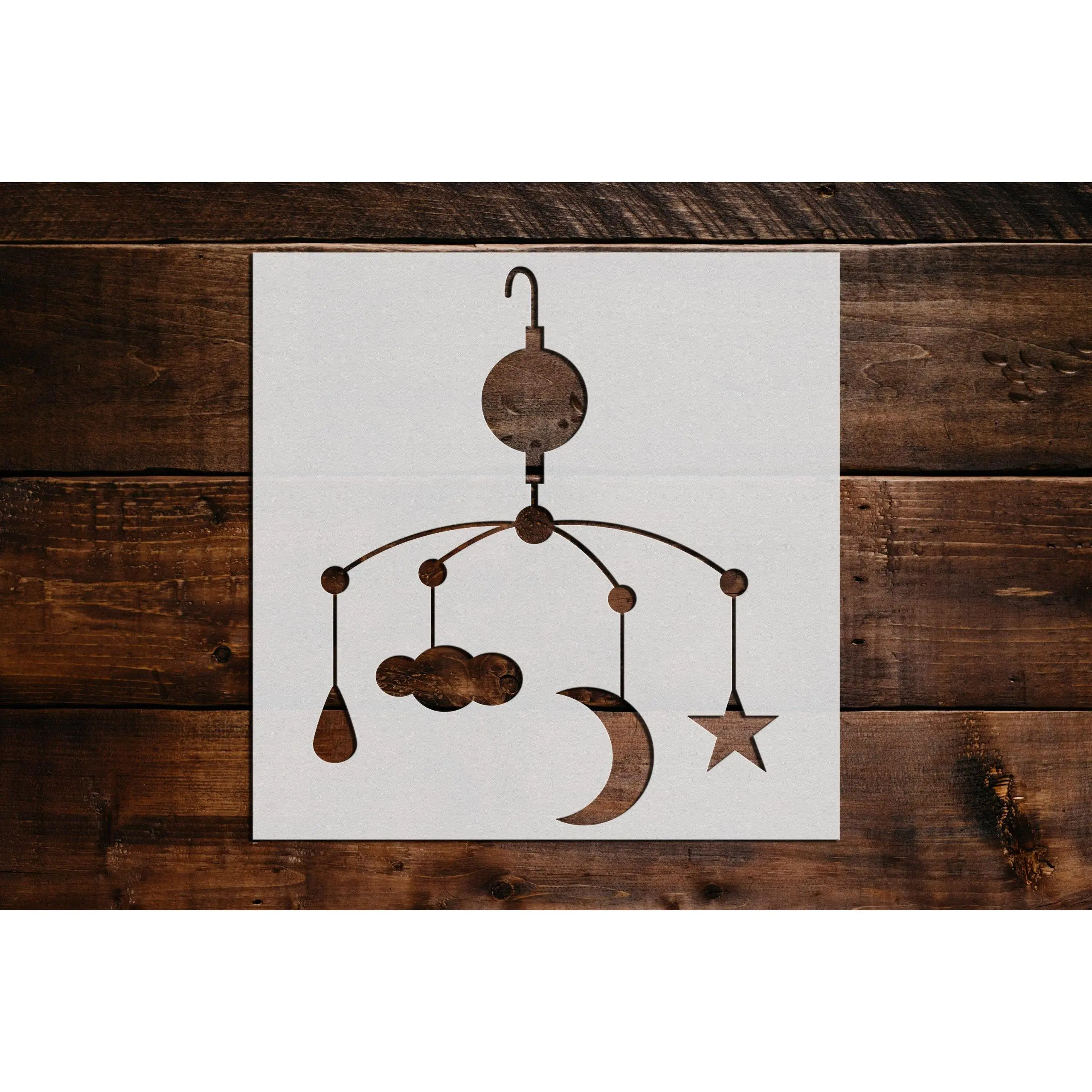 Baby Mobile Stencil - Art and Wall Stencil