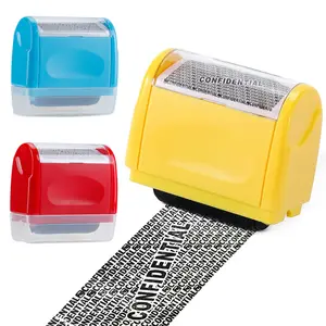 Identity ID Theft Protection Roller Stamp Guard Privacy Confidential Data Secure Adhesive Tabs Office Supplies