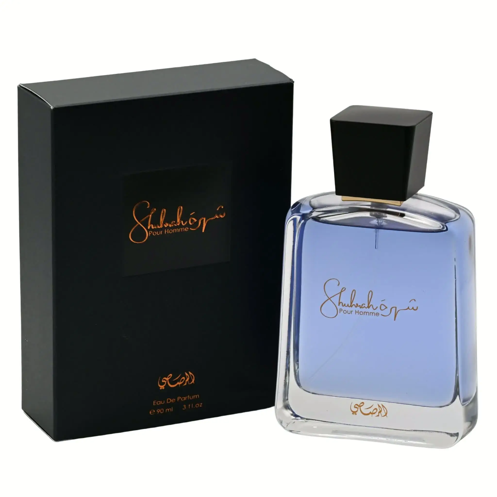Rasasi Shuhrah Intense Musk-Based Woody - Luxurious Masculine - On, Men's Eau de Parfum Fragrance, 3.0 fl oz