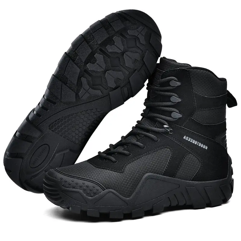 Ubetif Men's waterproof hiking boots, lightweight outdoor work boots, stylish and durable hiking boots
