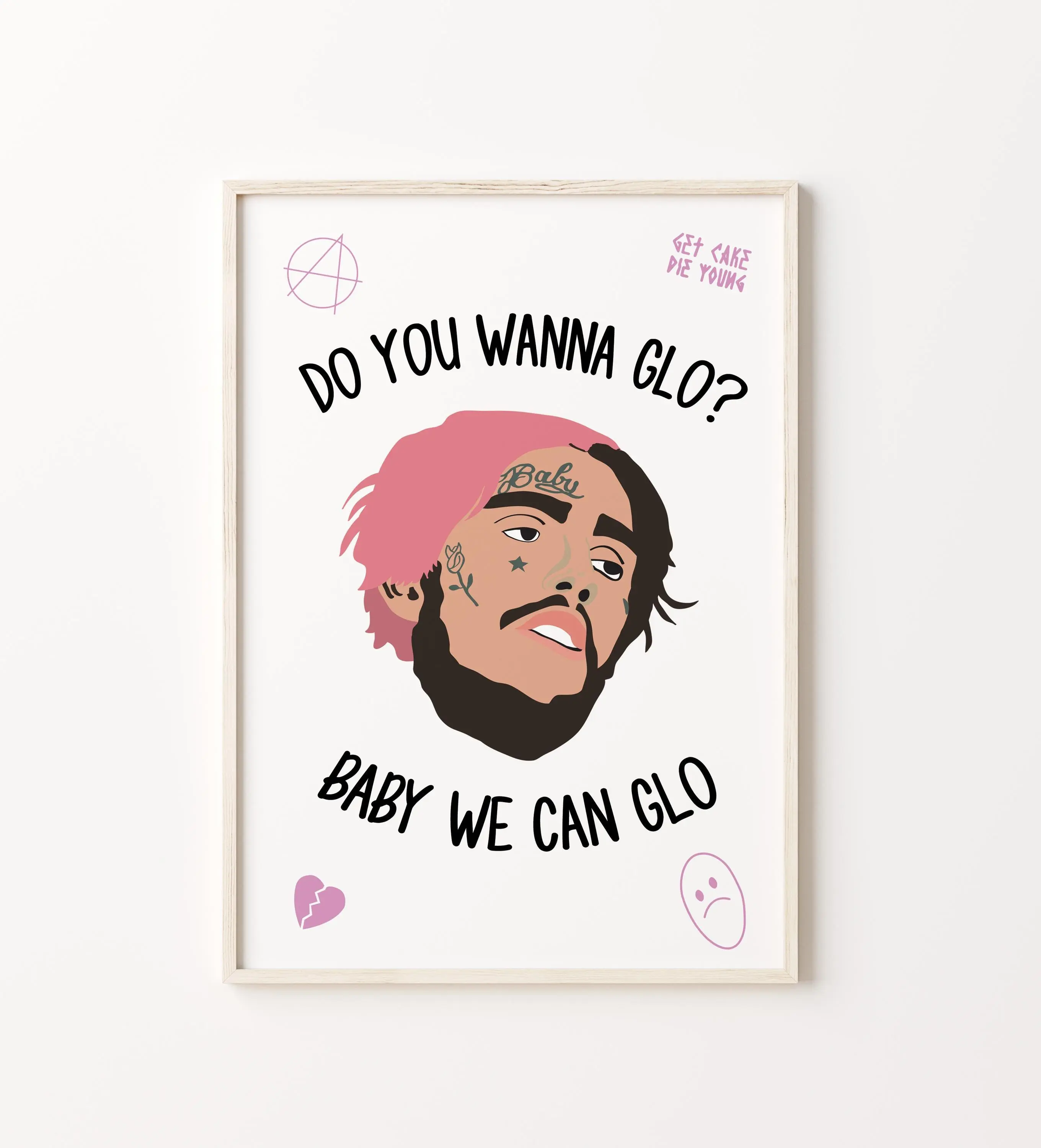Lil Peep 'Save That' lyric inspired Artistic Decor Photo Poster