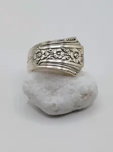 Fortune Flower Spoon Ring - Sustainable Fashion Accessory