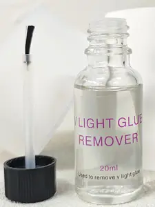 Quick Hair Extension Glue Remover, 20ML V Light False Hair Adhesive, All Seasons Use, No Ca Prop 65 Warning, Easy Application