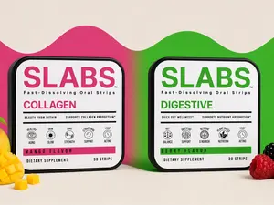 SLABS Gut & Glow Stack – Digestive + Collagen Oral Dissolving Strips