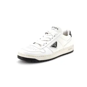 Pre-owned Prada Women's Downtown Low-Top Sneakers Leather by Rebag