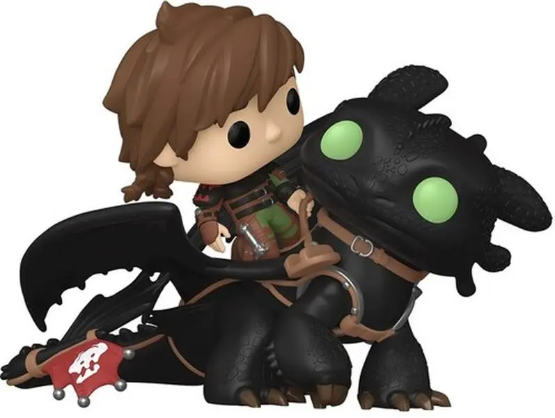Funko POP! Rides Deluxe: How to Train Your Dragon - Hiccup w/ Toothless  [COLLECTIBLES] Vinyl figurine/statue