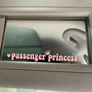 Crown Passenger Princess Car Rearview Mirror Sticker, Creative Car Interior Sticker, Car Interior Decoration Accessories for Women & Girls, Sticker For Cars