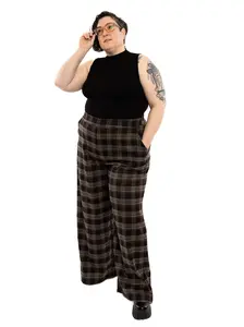 Acorn Plaid Wide Leg Pants RESTOCKED!