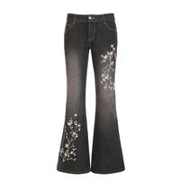 Black With Embroidery