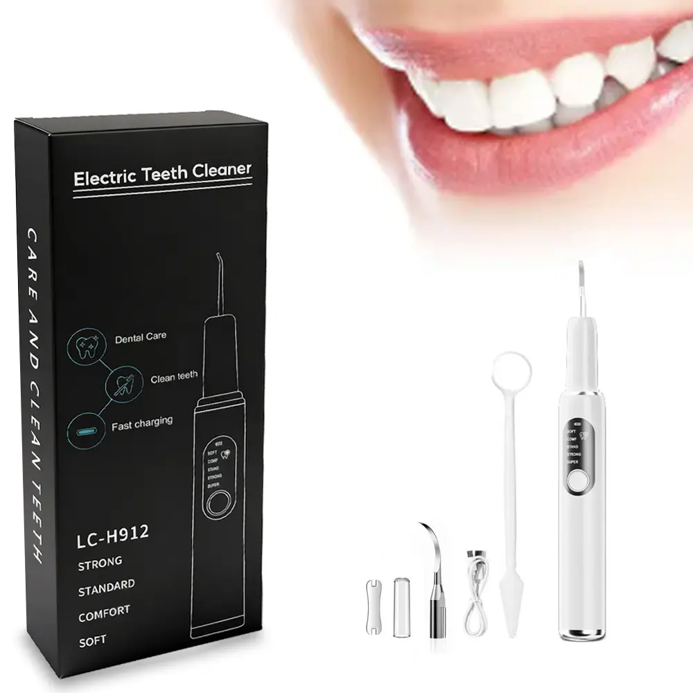 Tartar remover  ultrasonic dental  electric dental  rechargeable dental care  (includes dental tools)  replacement brush heads calculus remover teeth cleaner kit