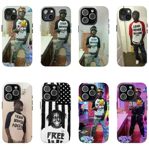 Rapper Chief Keef Collage Phone Case 2 in 1 Tough Phone Case Compatible with iPhone 17, 16, 15, 14, 13, 12, 11, X & Galaxy.