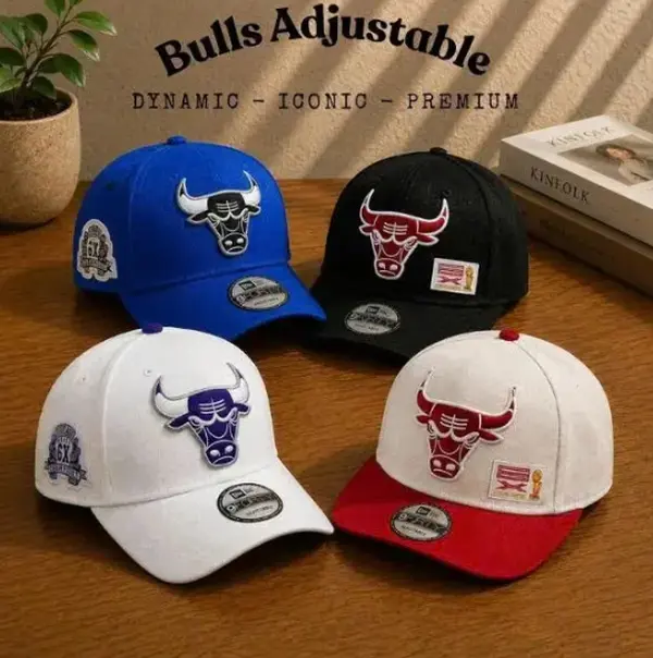 Chicago Hats Bulls New Era 9Fifty Stretch Snapback Hat – Curved Brim Adjustable NBA Cap – Black, White, Red, Purple, Blue & Cream Colors – Curved Brim Snapback Cap for Men Women, Back to School 2026 Campus Streetwear