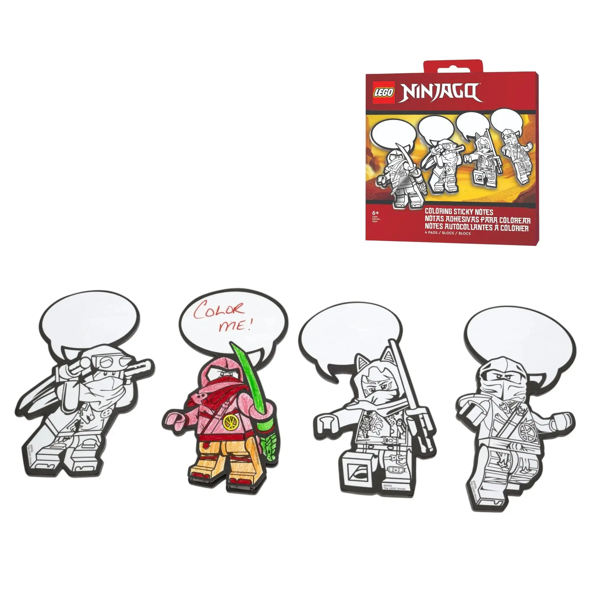 LEGO® NINJAGO® Coloring Sticky Notes - Dragons Rising (53457)