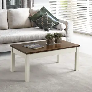 Wood Coffee Table White Distressed | Furniture Dash Wood Coffee Table White Distressed | Furniture Dash