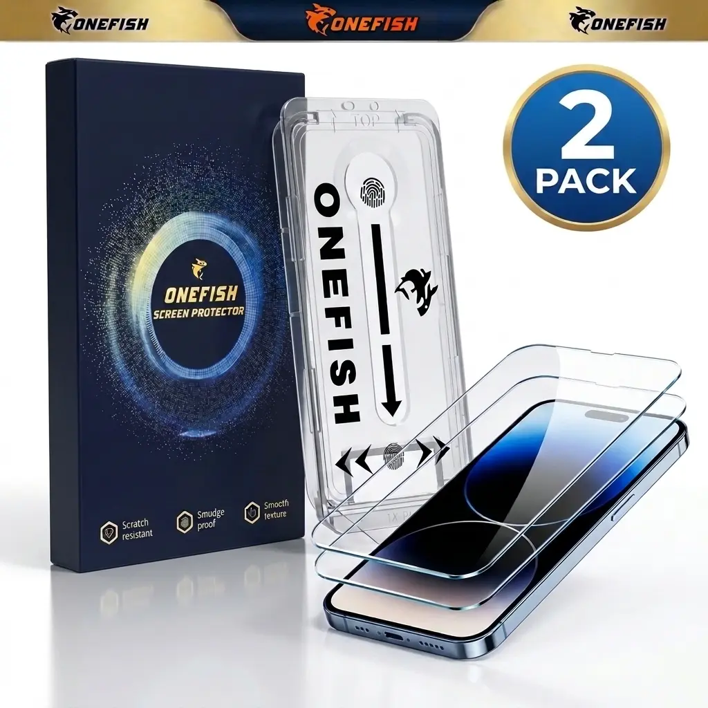 2-Pack Anti-Peep Privacy Screen Protector for iPhone & Samsung - Bubble-Free, Crystal-Clear, Fingerprint-Safe, Oleophobic Coating, Scratch-Resistant, Ultra-Smooth Touch, Easy Installation, Earpiece Dust-Blocking Mesh, Screen Protector Iphone, Anti-Peep Pr