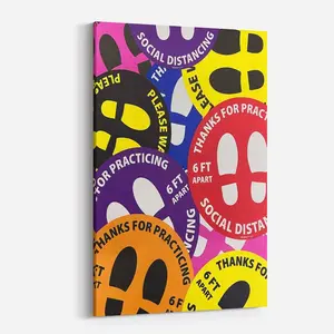 Social Distancing Canvas & Poster