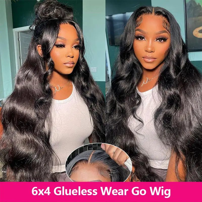 6x4 Glueless Wig Body Wave