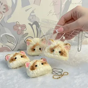 11 Uses Kawaii Cat Keychain Fluffpuff Cat Charm Soft Squishy Squeeze Handcrafted Plush Bag Charm Car Key Pendant Pocket Carry Decor Accessory Stress Relief Squeeze Gift Idea Birthday Christmas Valentines Day Holiday Surprise for Her for Him FUFU TAB