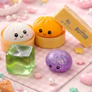 Squishy 4 Pcs bundle + one mini Dumpling Free