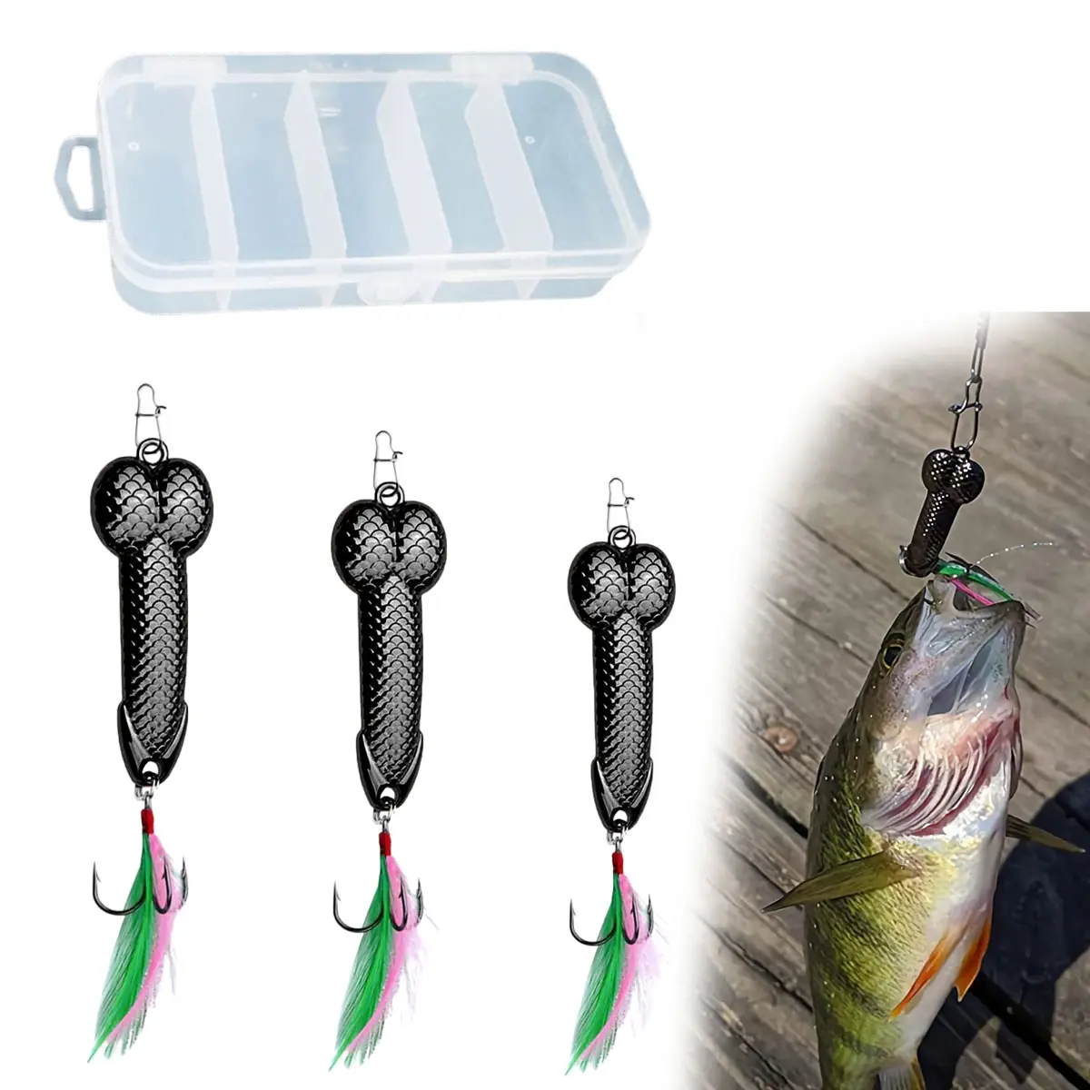 3pcs Metal Wobble Fish Lure Spoon Fishing Sequins Hard Baits Spinners Baits for Trout Walleyes Bass - Metal Material, Lifelike Swimming Actions for Fishing - TikTok Shop 3pcs Metal Wobble Fish Lure Spoon Fishing Sequins Hard Baits Spinners Baits for Trout Walleyes Bass - Metal Material, Lifelike Swimming Actions for Fishing - TikTok Shop