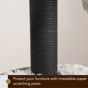 50-in Tundra Cat Tree, Grey