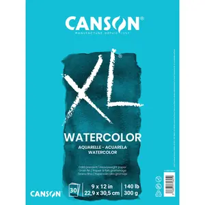 Canson XL Series Watercolor Pad - Versatile Tool for Creative Expression in Various Mediums