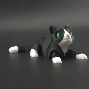 3D printed Tuxedo Cat