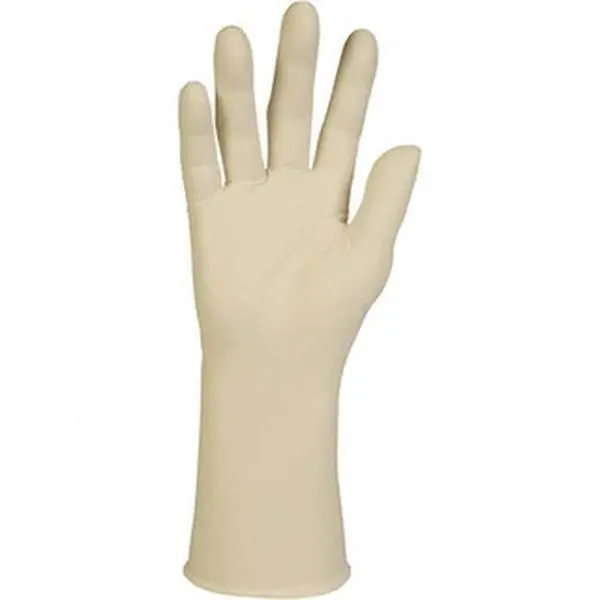 Kimtech G3 Hand Disposable Latex Gloves (Model 56815, Large, 100 Gloves) - 8.7 Mils Thickness, Non-Slip Textured Grip, Rolled Cuff, Grade Cleanroom, for Home Cleaning & Care