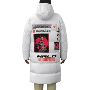 WRLD Apparel Android Geisha White Down Jacket for Men