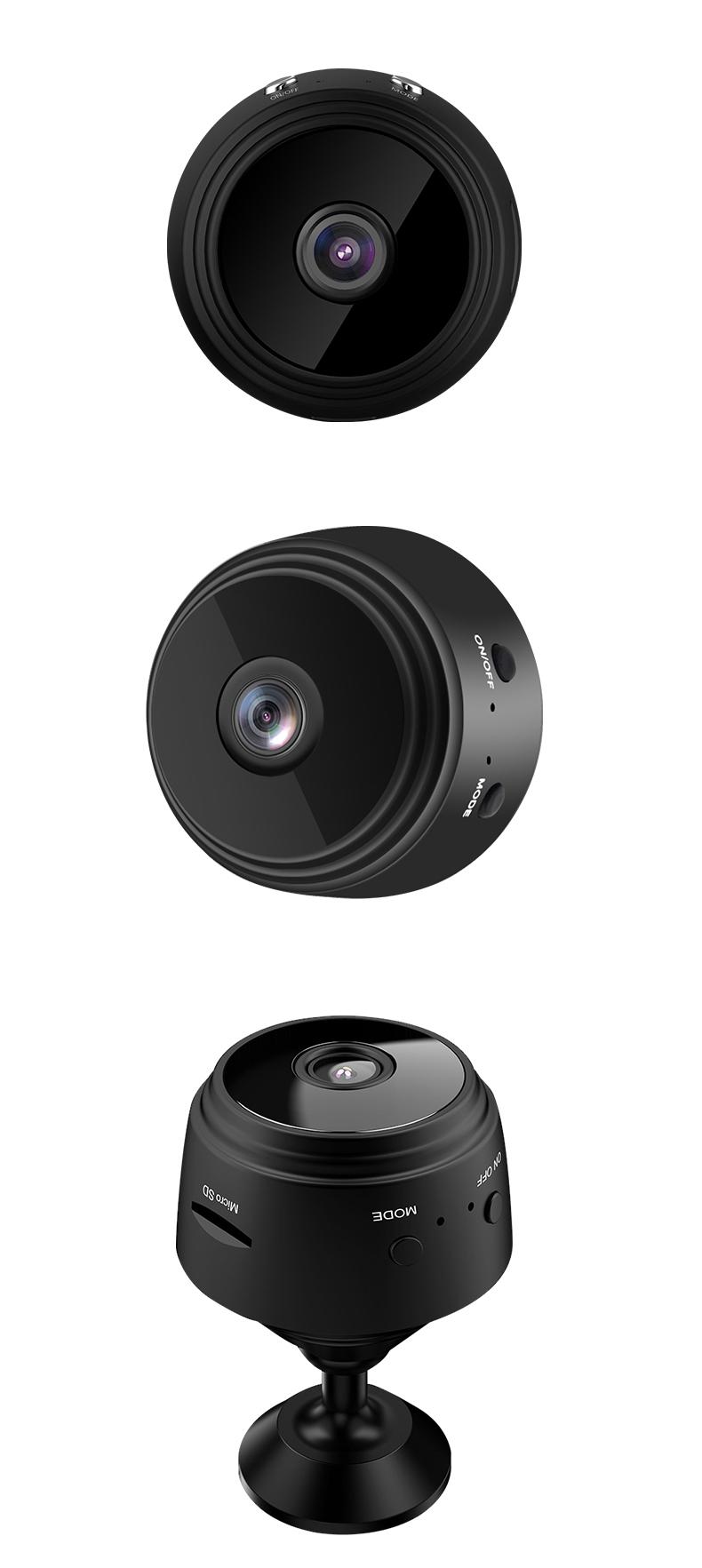 1080P Magnetic Mini Camera | Camera Uses 2.4G WiFi for Live Viewing, Night Vision, SD Card Recording, Portable for Travel, Kids & Daily Use + Free Stand