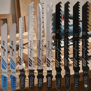 10-Pack Reciprocating Saw Blades Set, High-Carbon Steel, High Quality Steel, Cuts Wood Plastic Metal. Compatible with Hardwood, Softwood, Plywood, PVC & Non-Ferrous Metals. 1-100mm Cutting Depth. Multi-Material Saw Blades for Reciprocating Saw.