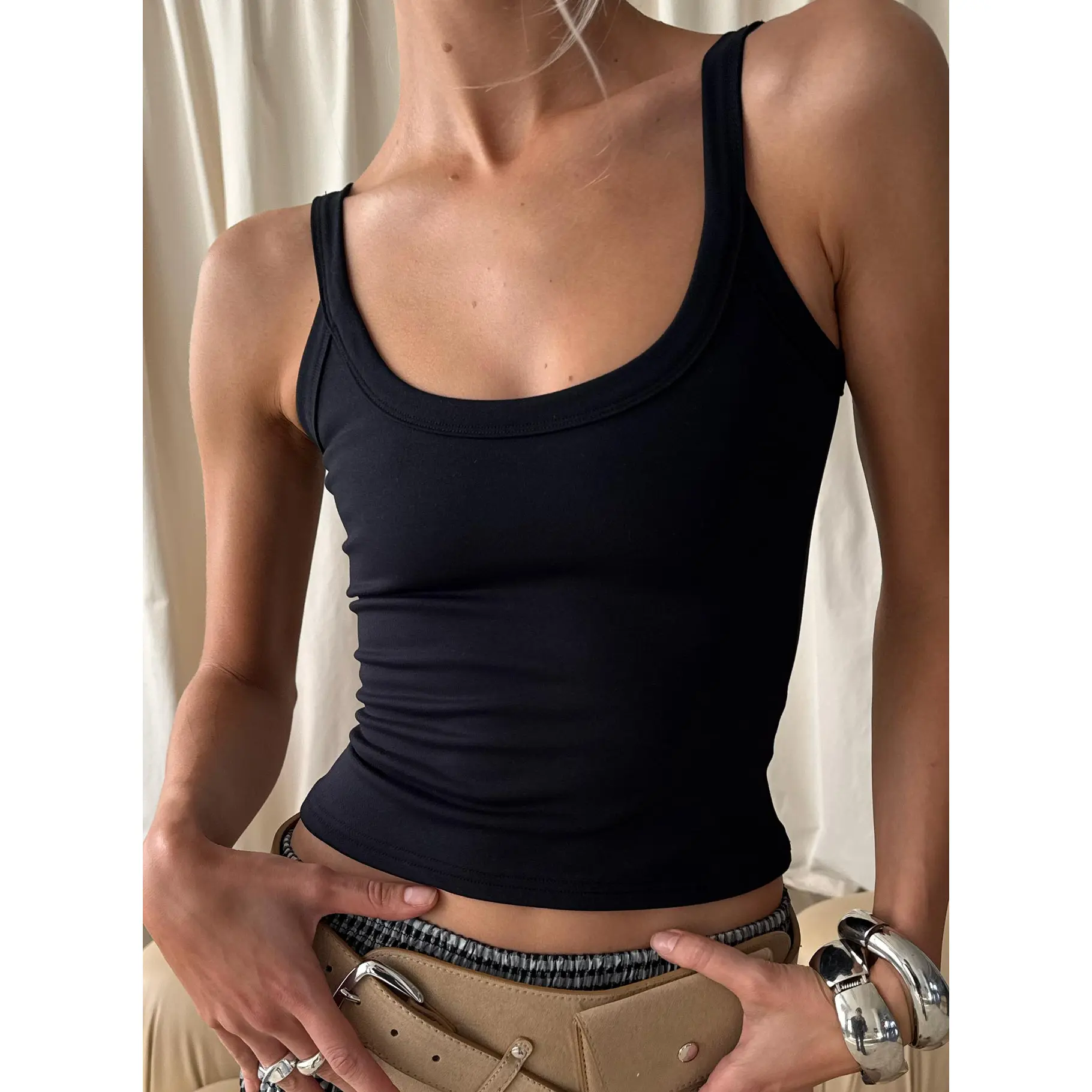 long tank tops - TikTok Shop