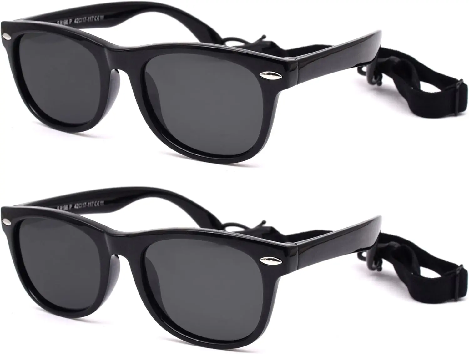 Baby Sunglasses Flexible Polarized for Toddler, Infant and Newborn with Strap Age 0-3