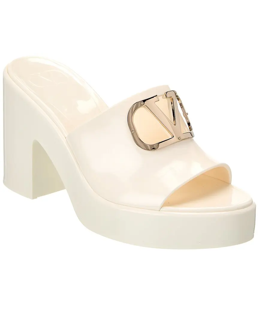 Valentino VLogo 80 Rubber Platform Sandal