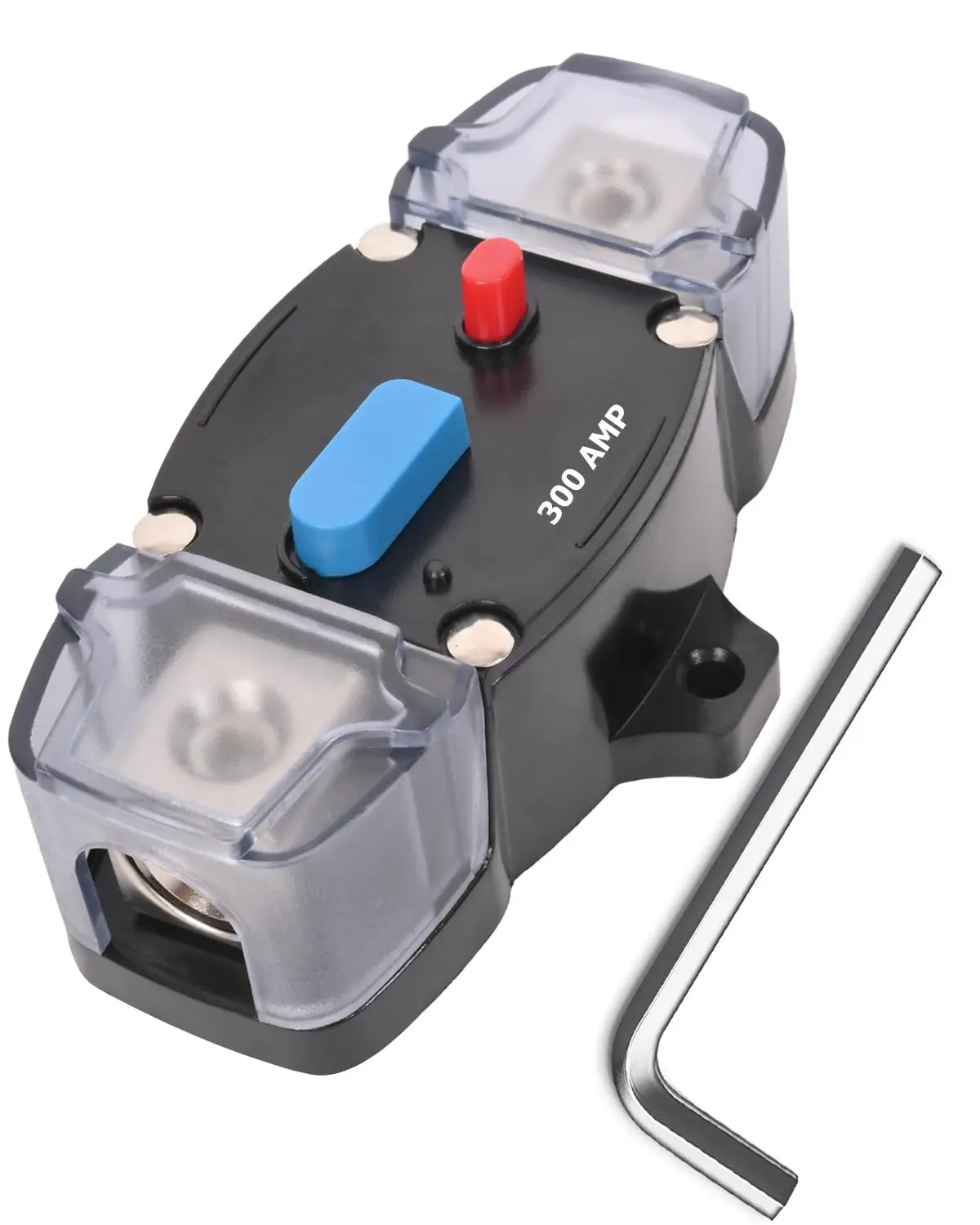 300 Amp Circuit Breaker 12-48 Volt DC 300A Self  Resettable High Amp Circuit Breaker with Manual Reset Button for Automotive RV Marine Boat  Audio and Amps Protection