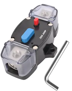 300 Amp Circuit Breaker 12-48 Volt DC 300A Self  Resettable High Amp Circuit Breaker with Manual Reset Button for Automotive RV Marine Boat  Audio and Amps Protection