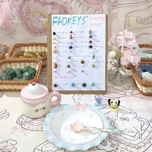 Fadkeys various stunning crystal scoop with rare crystals surprise, Perfect for gift & collectors