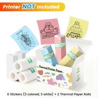only paper (3 Colored + 5 White)