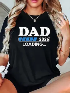100% Cotton Unisex Loading Dad 2026 Soon To Be Dad 2026 Dad Loading 2026 T-Shirt – Limited Edition, Gift Idea, Fashionable Cotton Tee Sweatshirt, Hoodie, Comfort Colors
