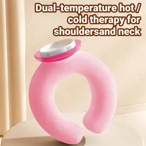 U-Shape Neck & Shoulder Heating Pad - Instant Soothing, Portable & Reusable Warm Wrap for Office, Travel & Sleep